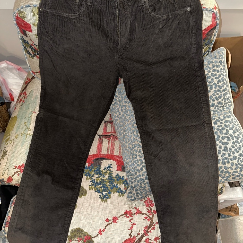 J. Crew Gray Corduroy Pants